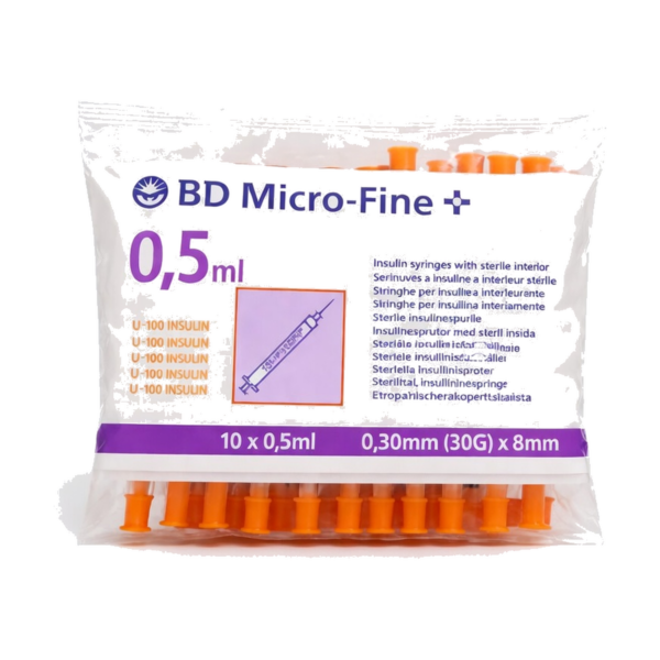 Insulinenaalden 0.5ML (10 stuks)